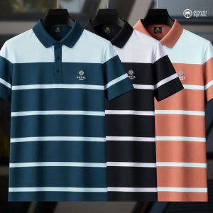 3pcs Premium China Icon Polo - (black, Olive, Sweet)